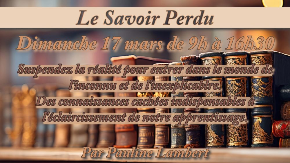 Savoir perdu Pauline-1